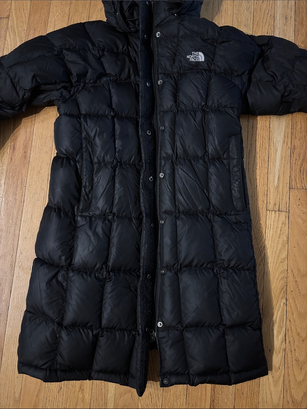 The North Face Women’s Metropolis Down Quilted Parka Jacket - Black - Large - Picture 5 of 15